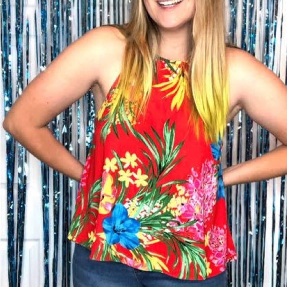 Show me your mumu tropical Selena top